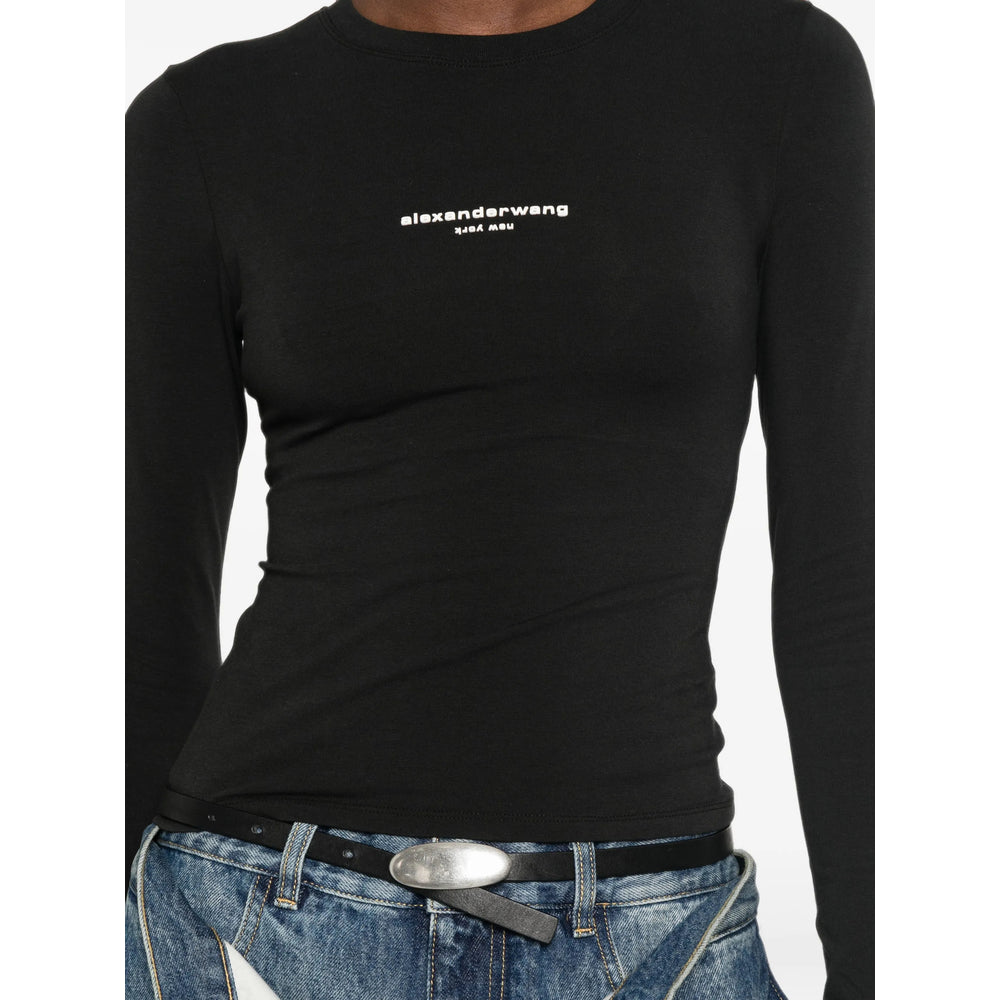 Alexander Wang Black Tops - T-Shirts & Jerseys Women ALEXANDER WANG