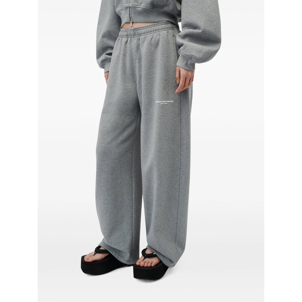 Alexander Wang Grey Trousers - Track Pants Women ALEXANDER WANG
