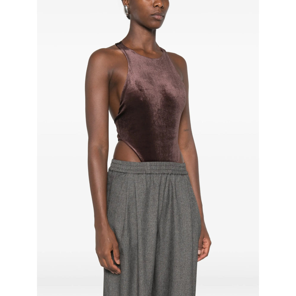 The Andamane Brown Tops - Vests & Tank Tops Women THE ANDAMANE