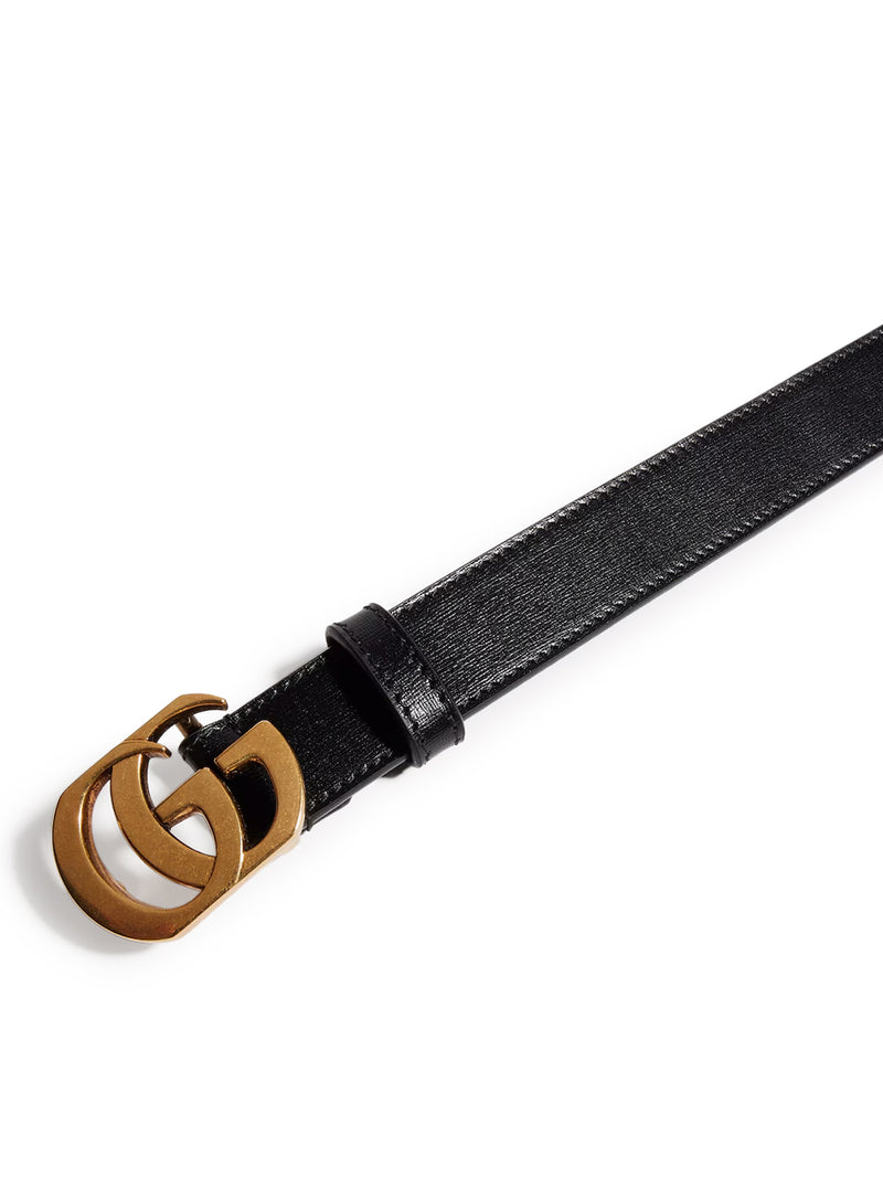 Gucci Women Gg Marmont Thin Cut Belt GUCCI