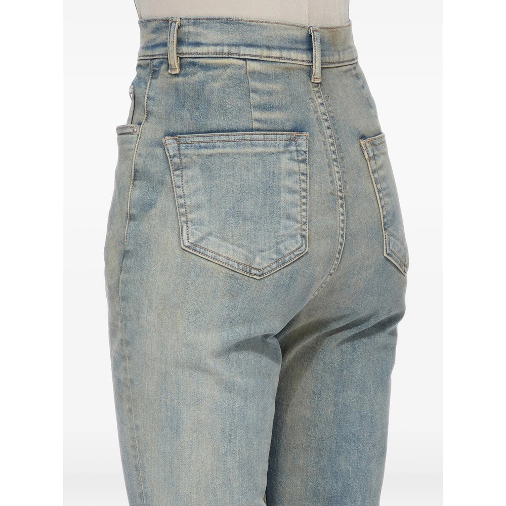 Rick Owens Drkshdw Blue Denim - Flared Jeans Women RICK OWENS