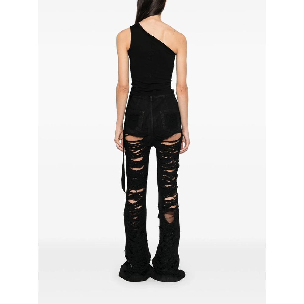 Rick Owens Drkshdw Black Tops - Vests & Tank Tops Women RICK OWENS