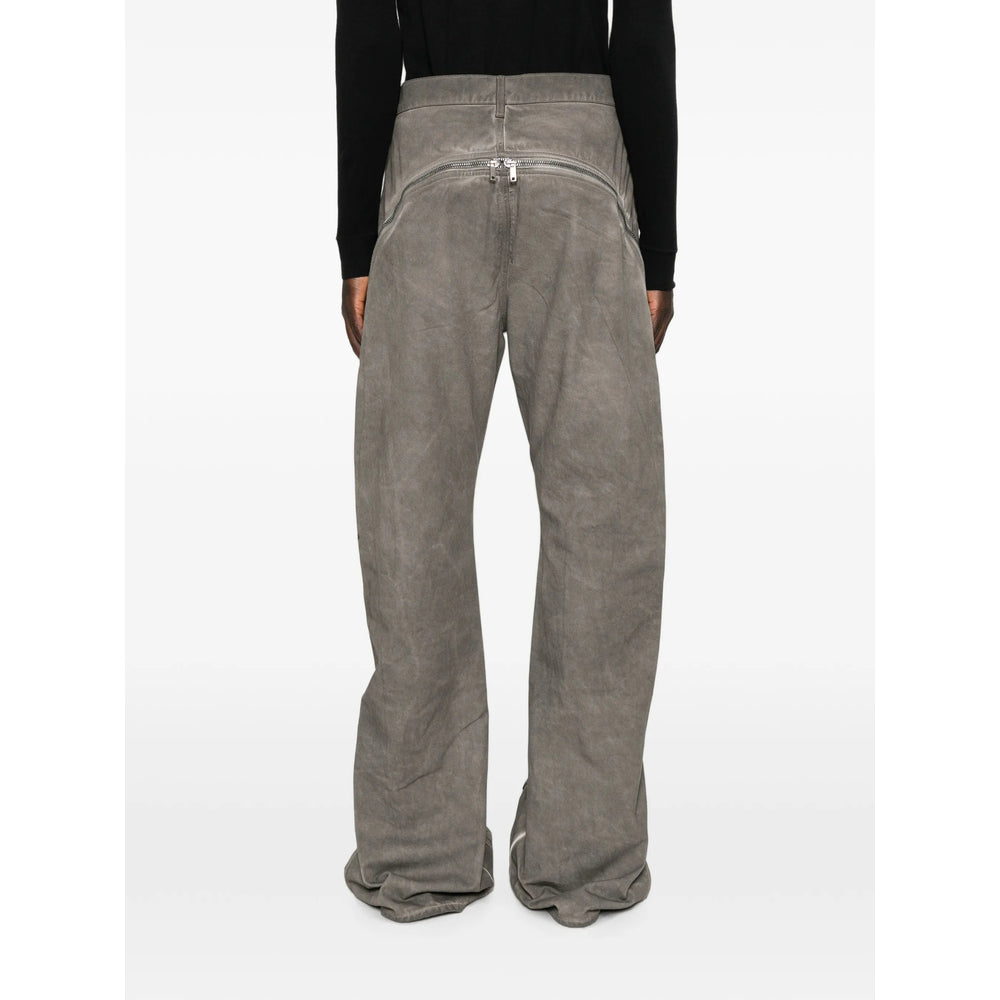 Rick Owens Drkshdw Grey Denim - Wide-Leg Jeans Men RICK OWENS