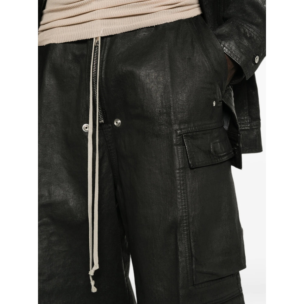Rick Owens Drkshdw Black Denim - Wide-Leg Jeans Men RICK OWENS