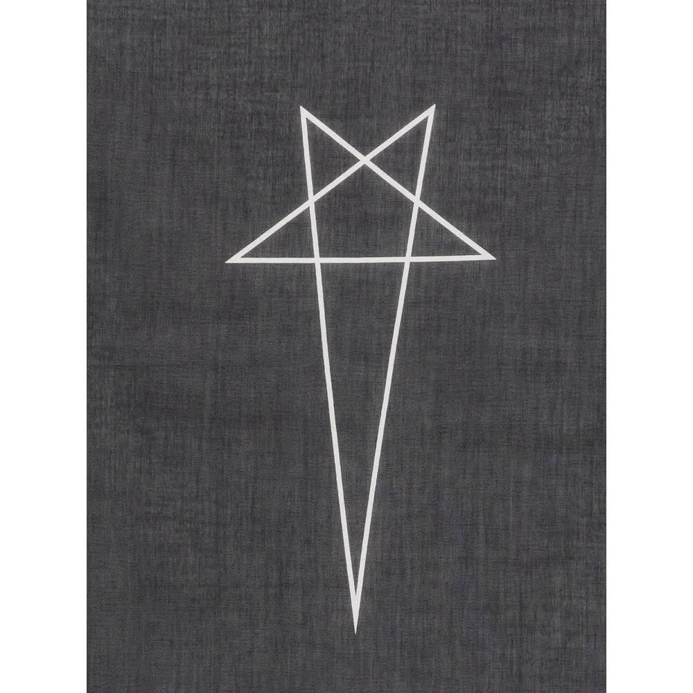 Rick Owens Drkshdw Black Scarves Men RICK OWENS