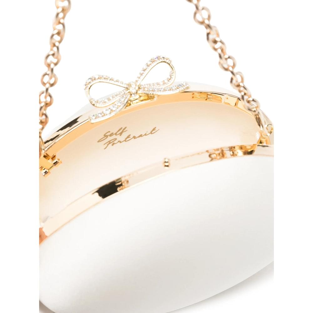 Self-Portrait Neutrals Clutch Bags Women SELF-PORTRAIT