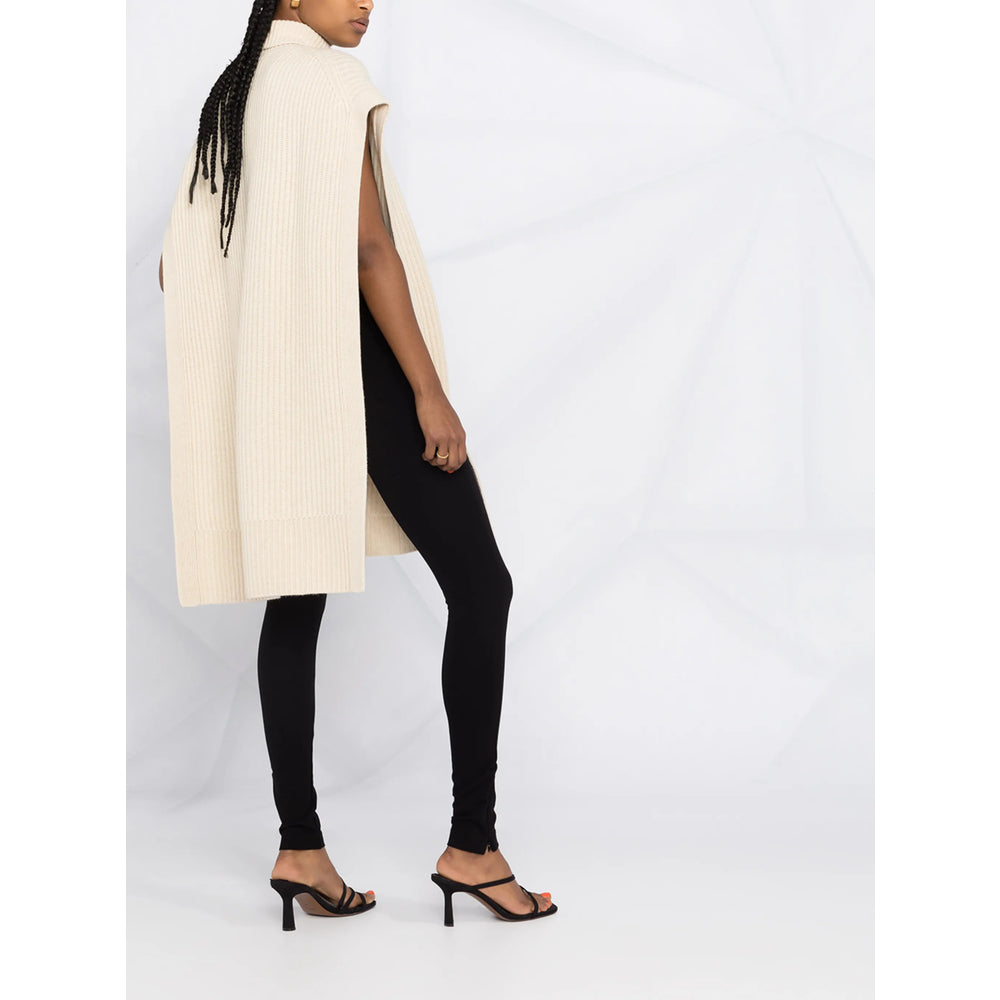 Toteme Black Trousers - Leggings Women TOTEME