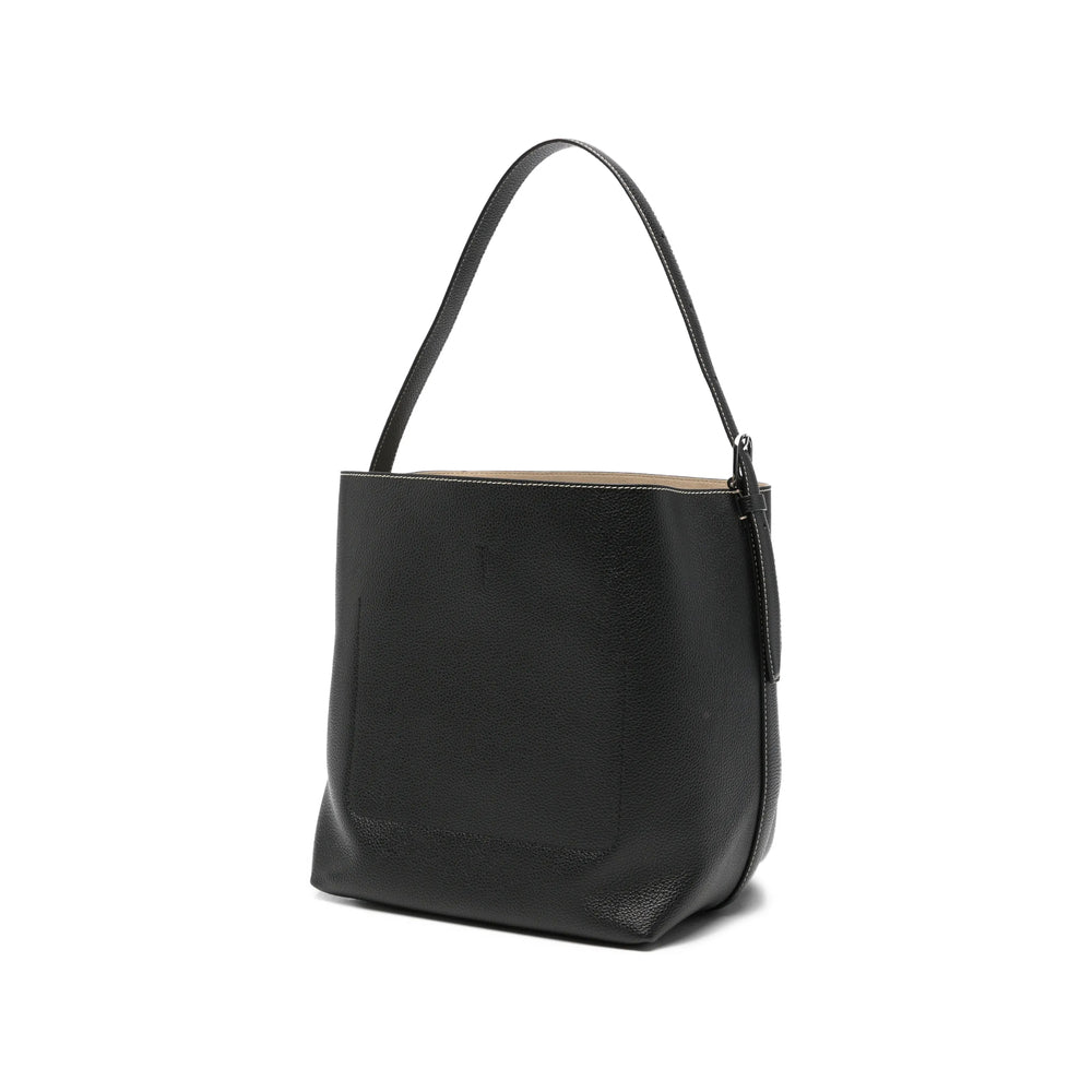 Toteme Black Tote Bags Women TOTEME