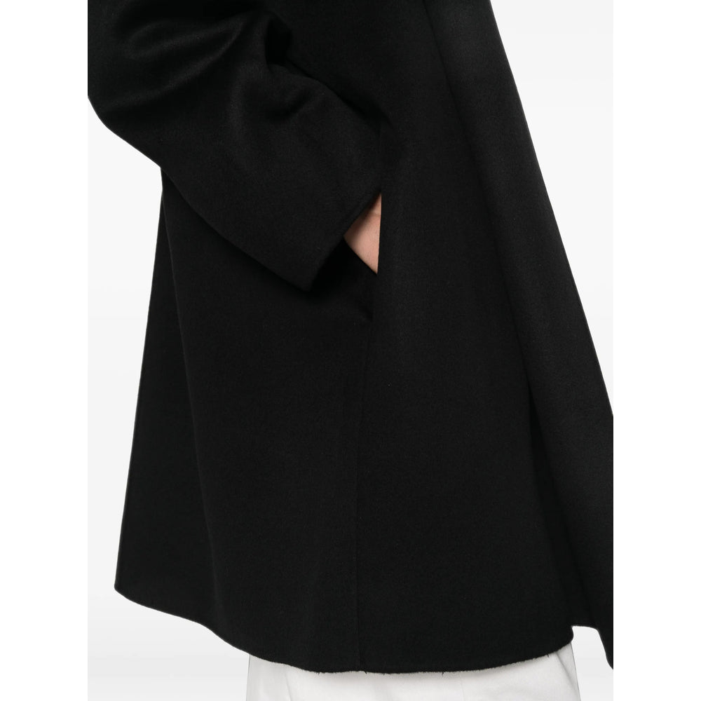 Toteme Black Coats - Oversized Coats Women TOTEME