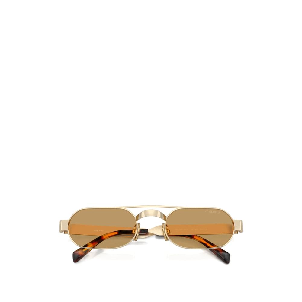 Miu Miu Gold Sunglasses Women Women MIU MIU
