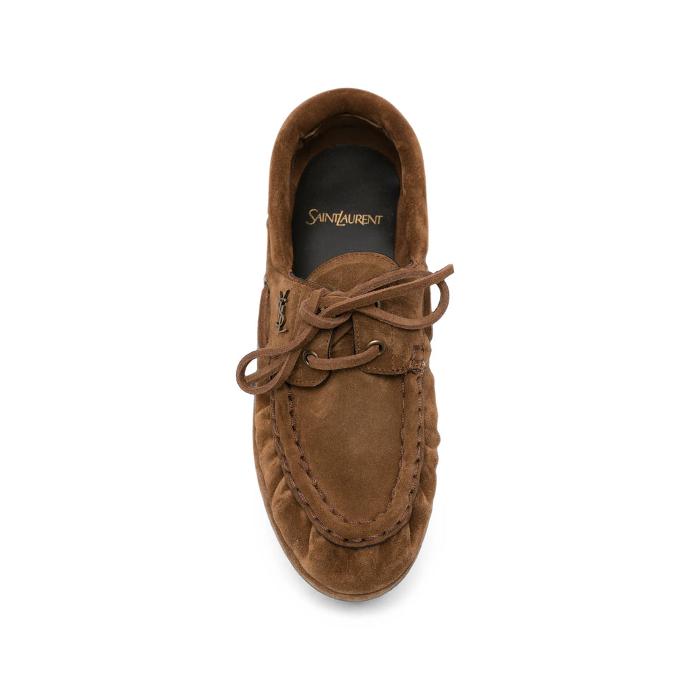 Saint Laurent Brown Loafers Women SAINT LAURENT