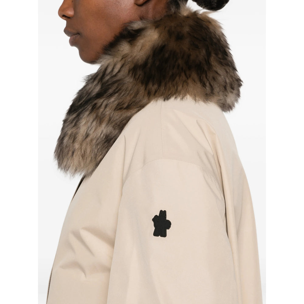 Moncler Grenoble Neutrals Jackets - Faux Fur & Shearling Jackets Women MONCLER GRENOBLE
