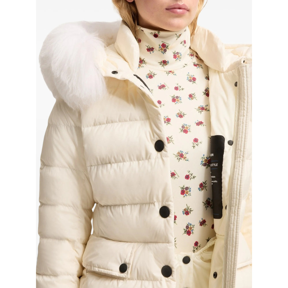 Moncler Grenoble White Skiwear - Ski Jackets Women MONCLER GRENOBLE