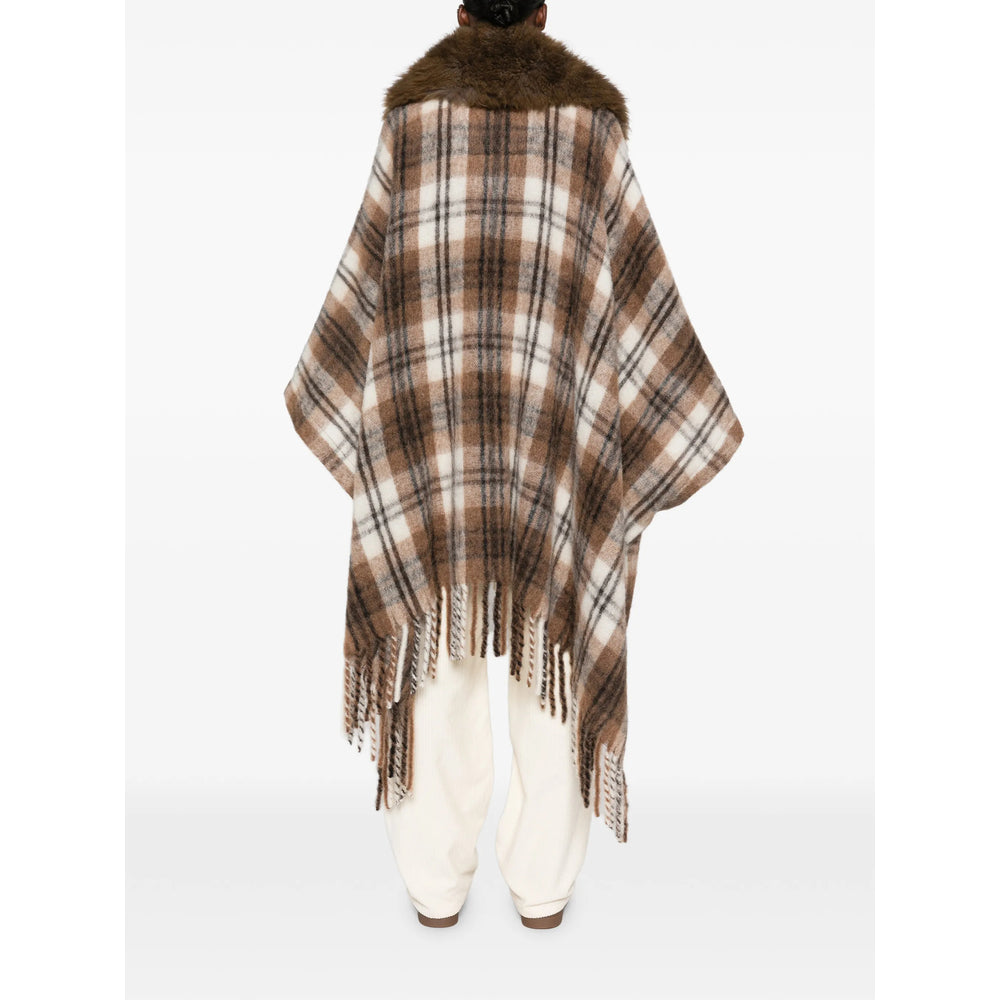 Moncler Grenoble Brown Jackets - Faux Fur & Shearling Jackets Women MONCLER GRENOBLE