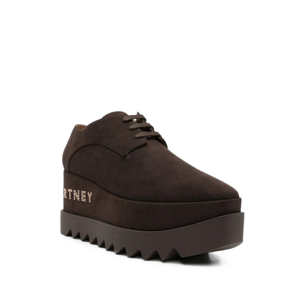 Stella Mccartney Brown Derby & Oxford Shoes Women STELLA MCCARTNEY