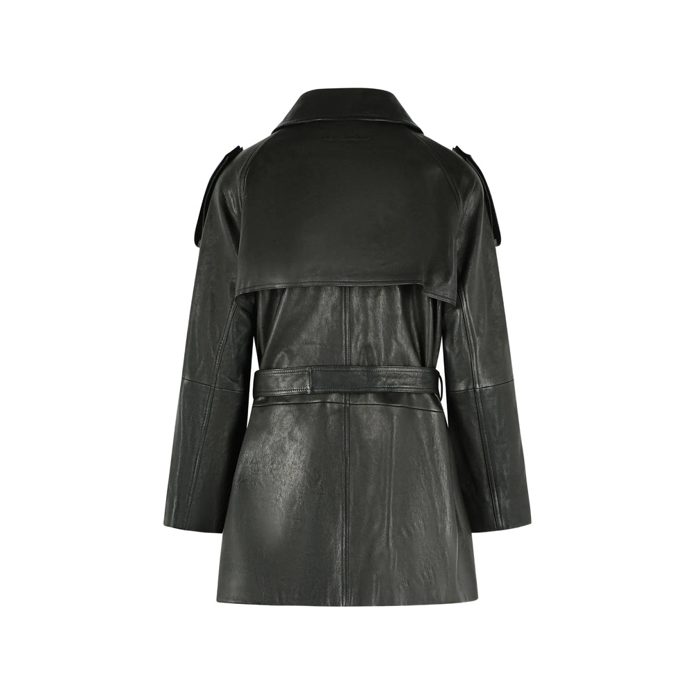 Acne Studios Black Jackets - Leather Jackets Women ACNE STUDIOS