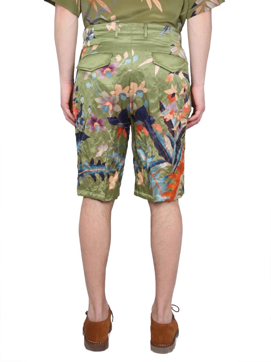 Etro Men Bermuda Shorts With Floral Print ETRO