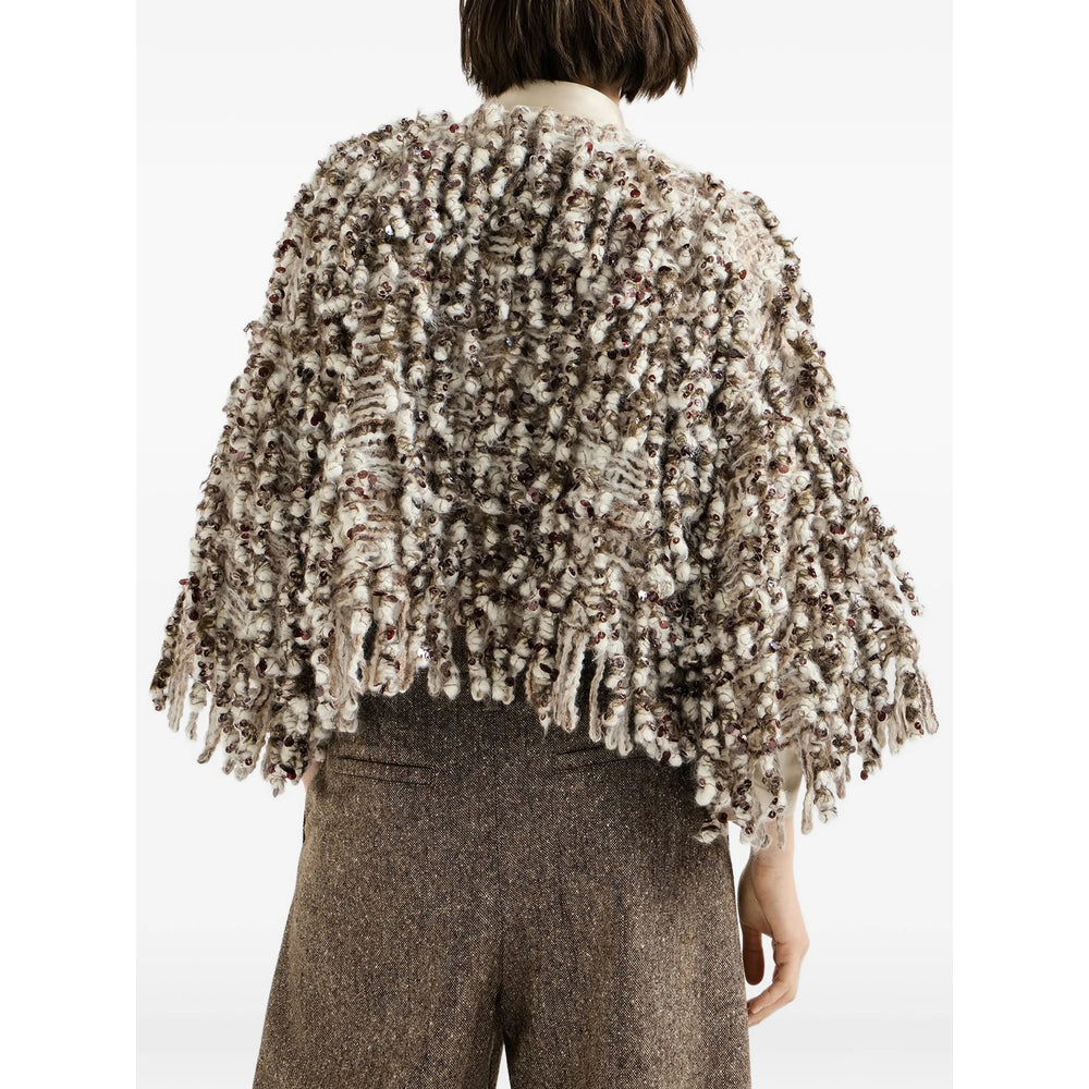 Brunello Cucinelli Neutrals Knitwear - Cardigans Women BRUNELLO CUCINELLI