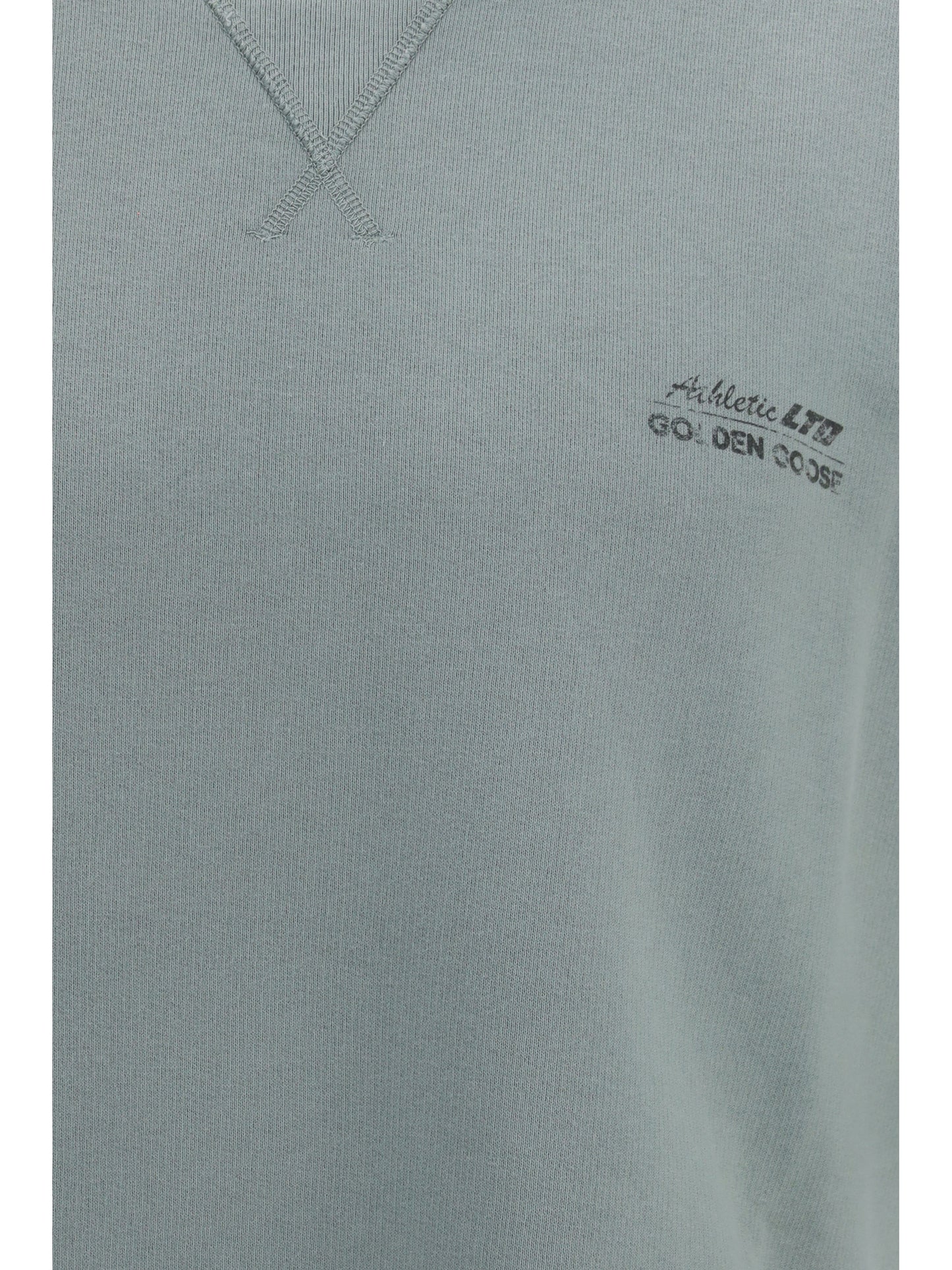 Golden Goose Men Short-Sleeve Sweatshirt With Back Print GOLDEN GOOSE