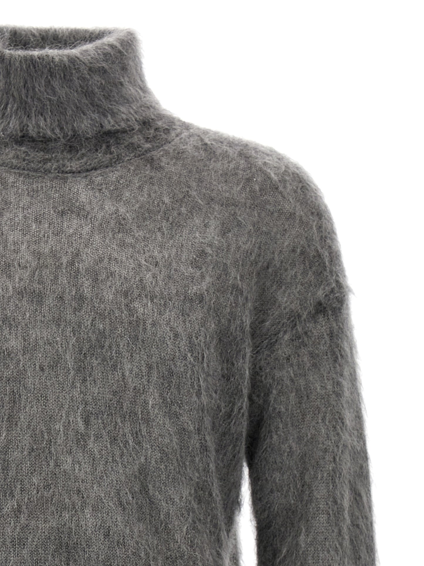 Saint Laurent Men Mohair Turtleneck Sweater SAINT LAURENT