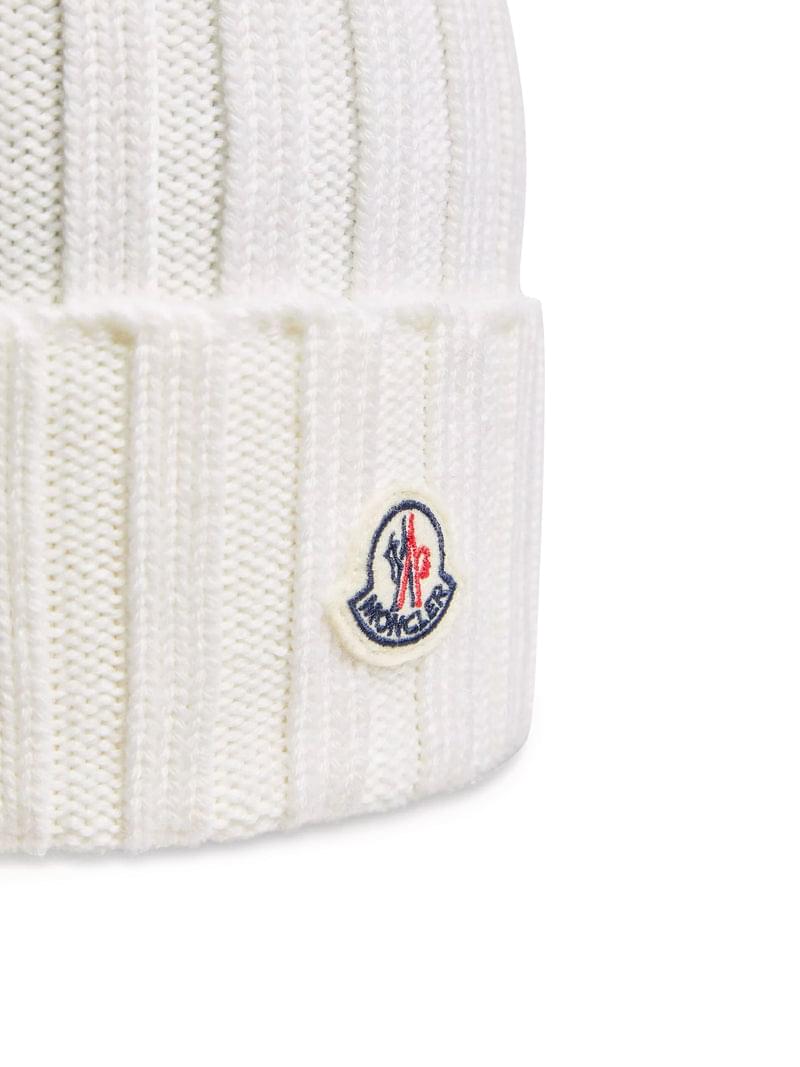 Moncler Women Wool Hat With Pom Pom MONCLER