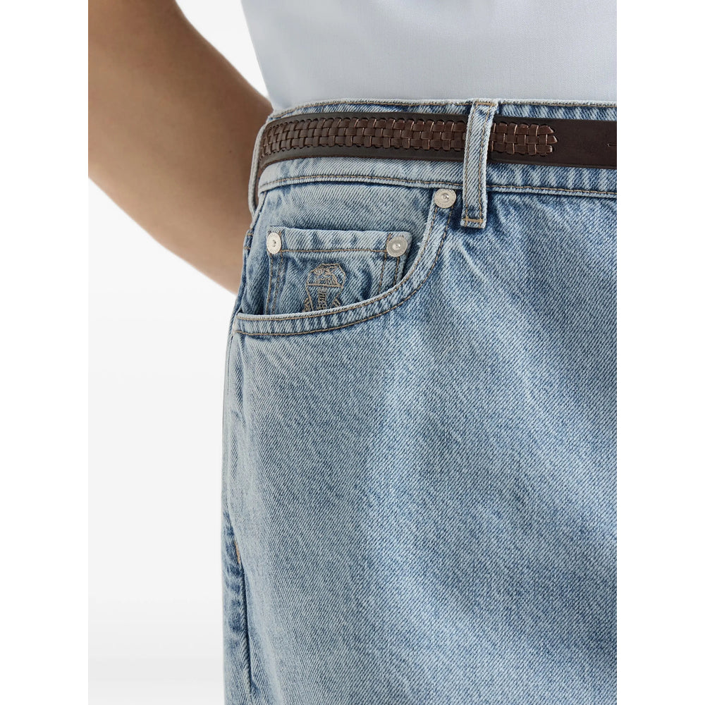 Brunello Cucinelli Blue Denim - Regular & Straight-Leg Jeans Men BRUNELLO CUCINELLI