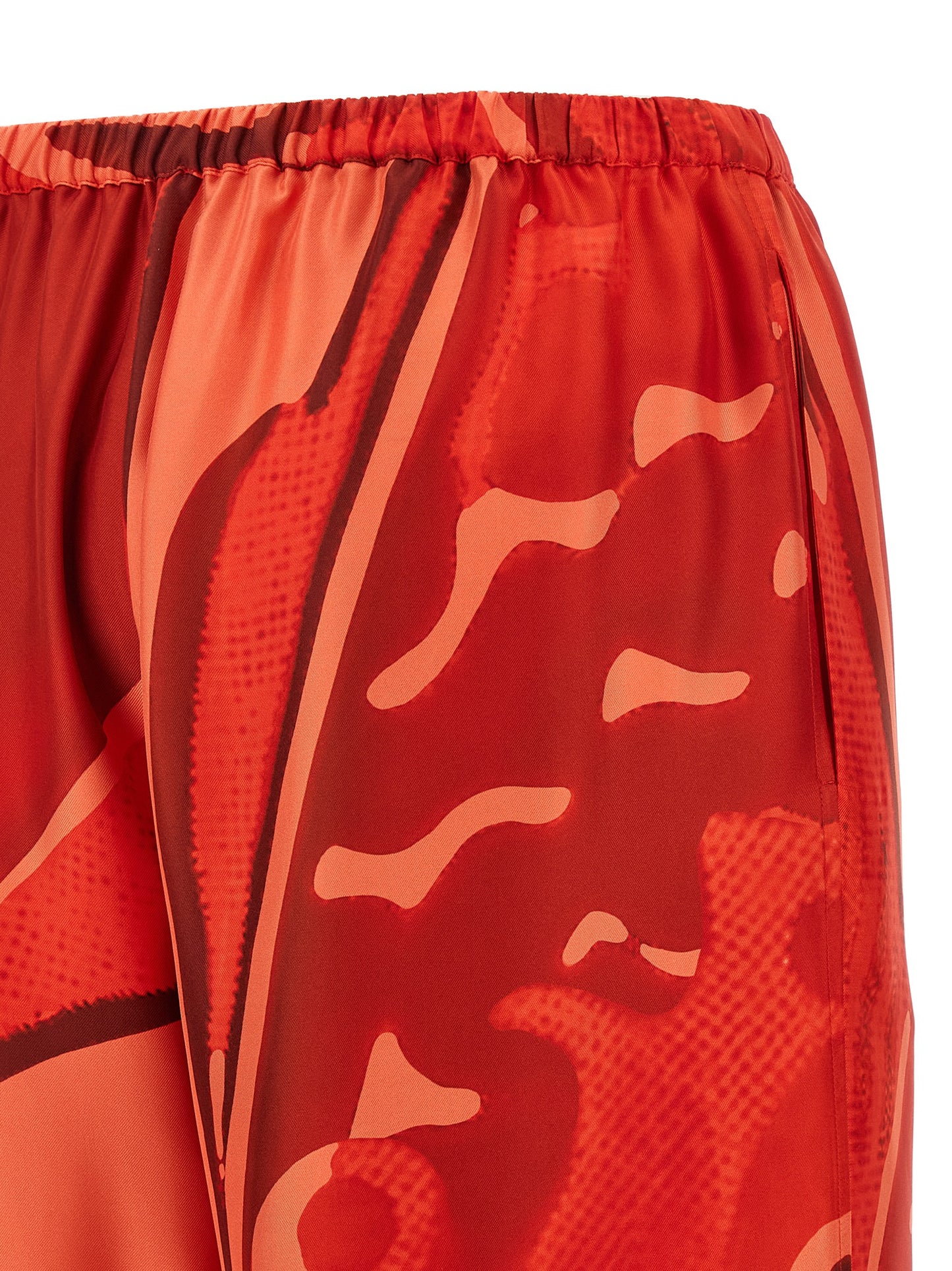 Ferragamo Women Palazzo Silk Pants FERRAGAMO