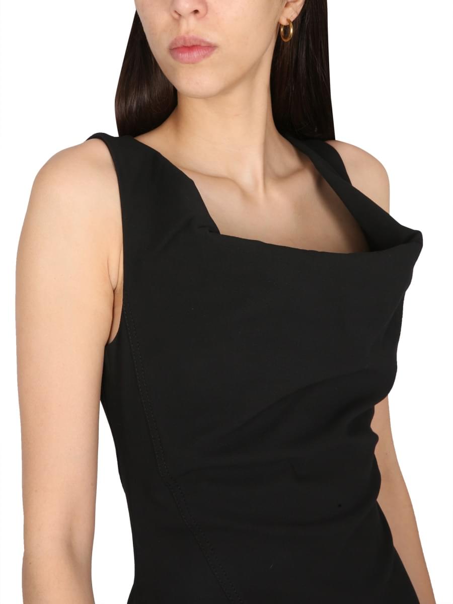 Bottega Veneta Women Bottega Veneta Women Asymmetrical Midi Dress BOTTEGA VENETA