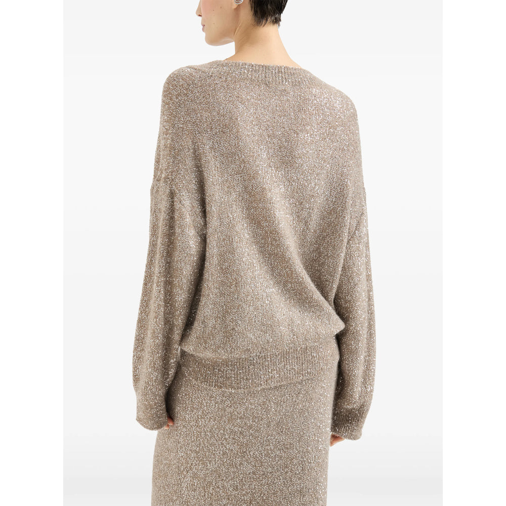 Brunello Cucinelli Neutrals Knitwear - Jumpers Women BRUNELLO CUCINELLI