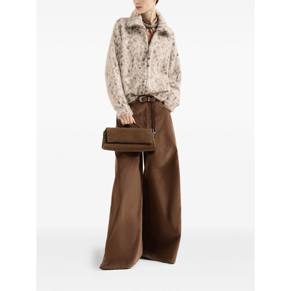 Brunello Cucinelli Brown Tops - Shirts Women BRUNELLO CUCINELLI
