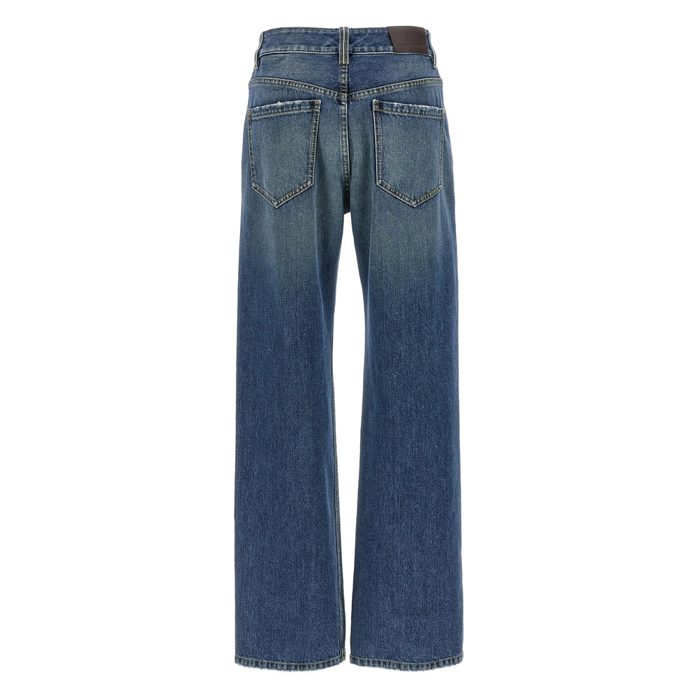 Brunello Cucinelli Blue Denim - Wide-Leg Jeans Women BRUNELLO CUCINELLI