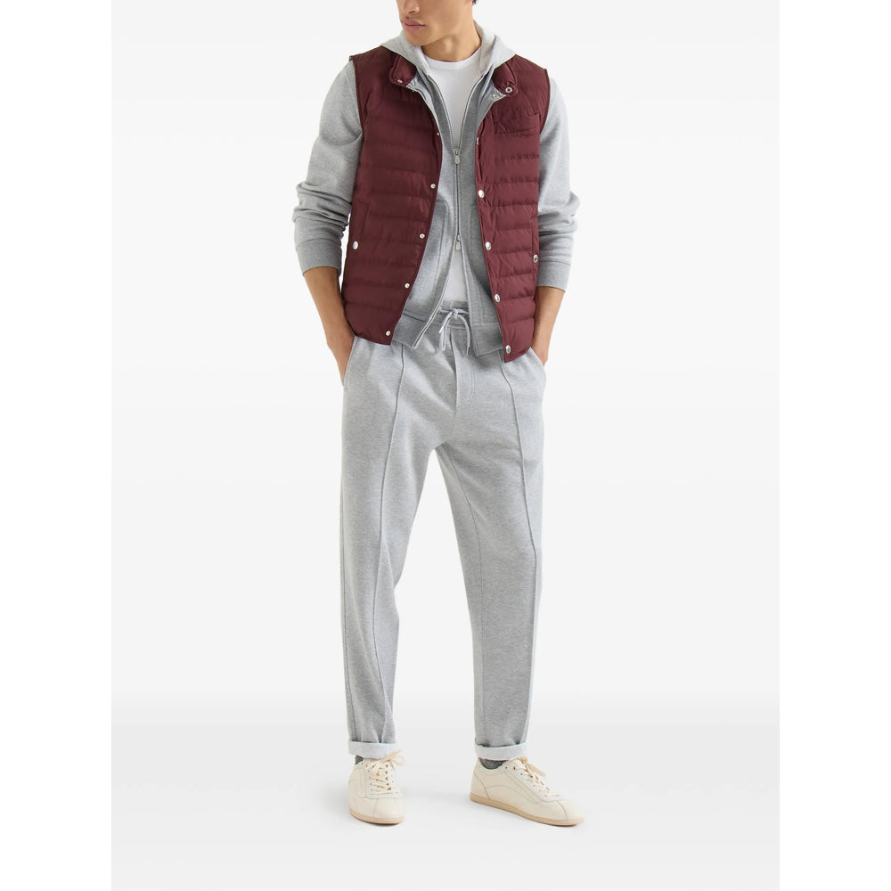 Brunello Cucinelli Red Jackets - Waistcoats & Gilets Men BRUNELLO CUCINELLI