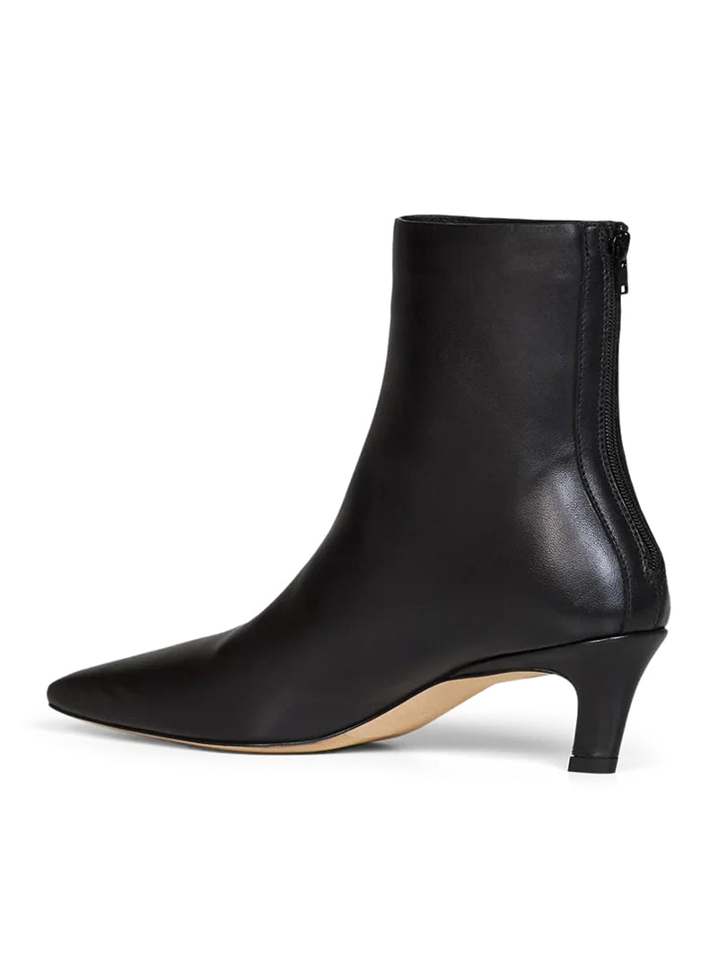 Toteme Women Nappa Mid-Heel Boots Black TOTEME