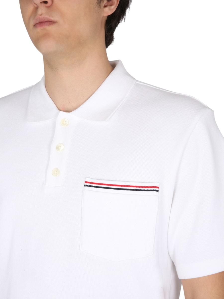 Thom Browne Men Cotton Polo THOM BROWNE