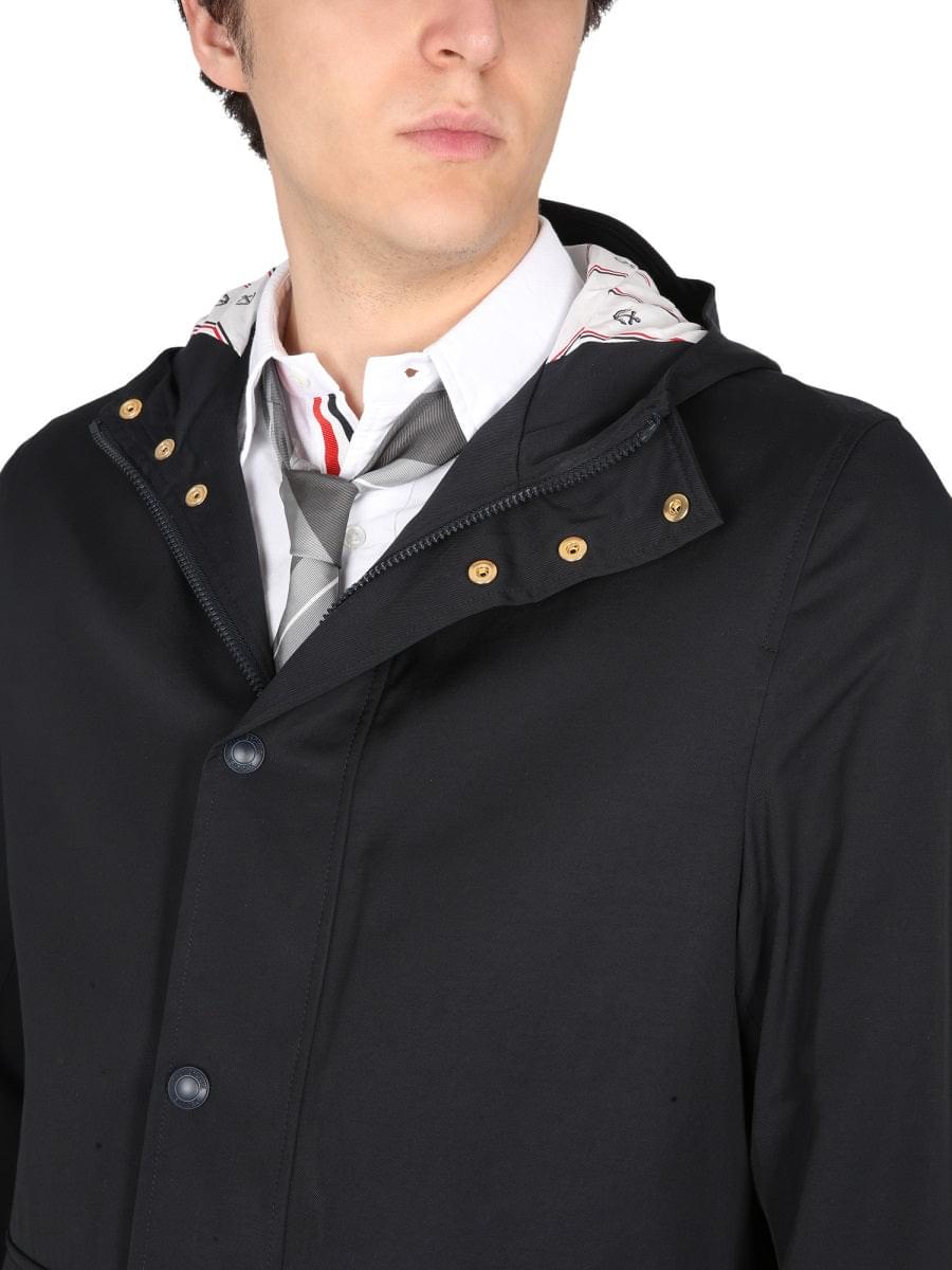 Thom Browne Men Nylon Parka. THOM BROWNE