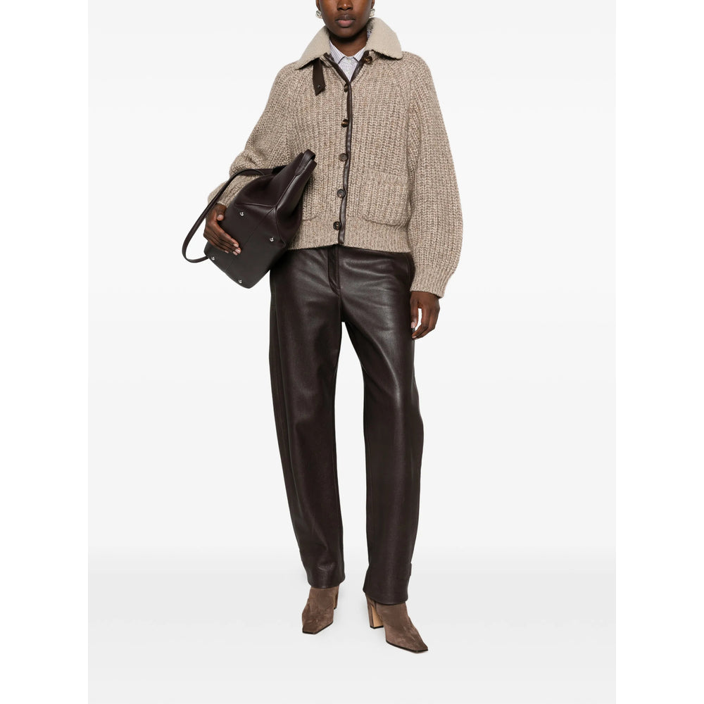 Brunello Cucinelli Neutrals Knitwear - Cardigans Women BRUNELLO CUCINELLI