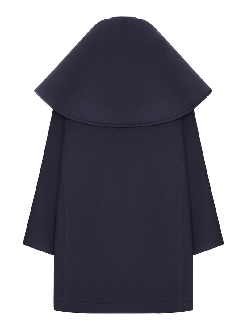 Bottega Veneta Women Coat With Oversized Draped Collar BOTTEGA VENETA