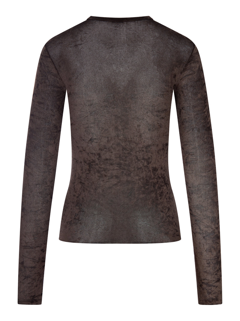 Forte Forte Women Marbled Velvet Effect T-Shirt FORTE FORTE