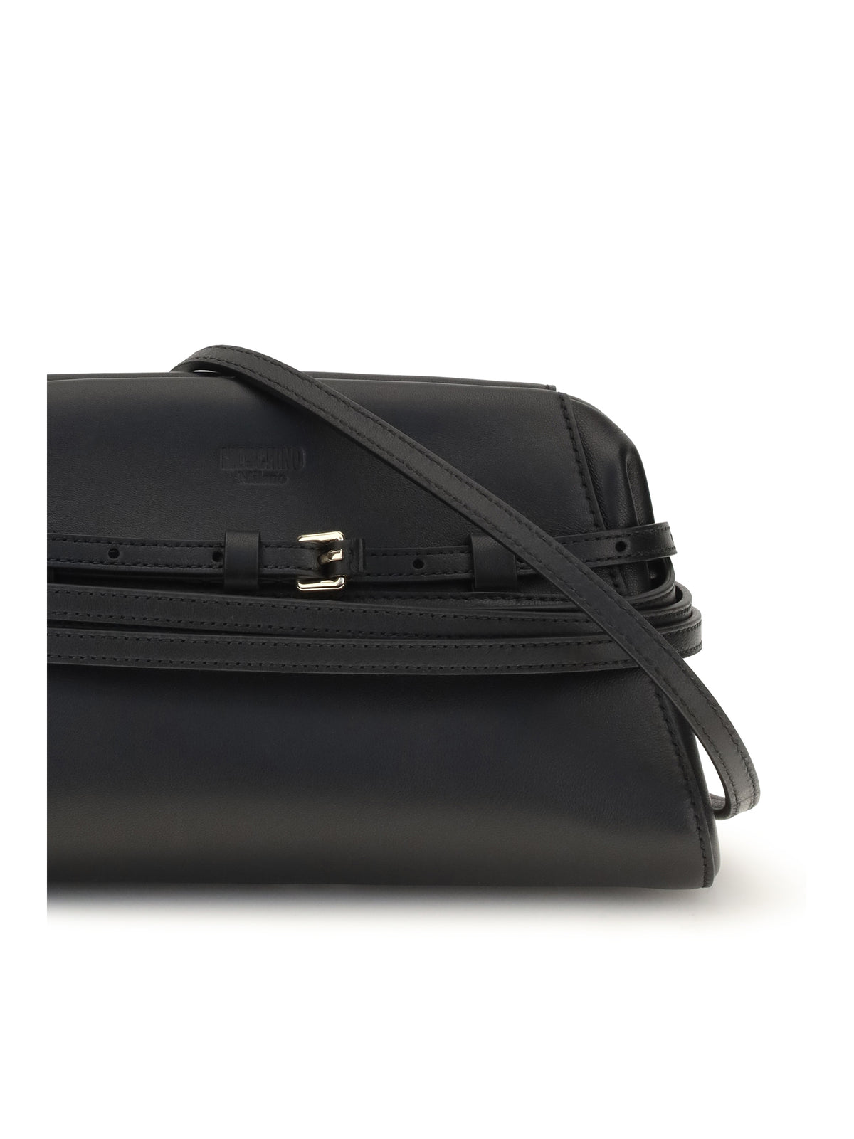 Moschino Women Belt-Detail Clutch MOSCHINO