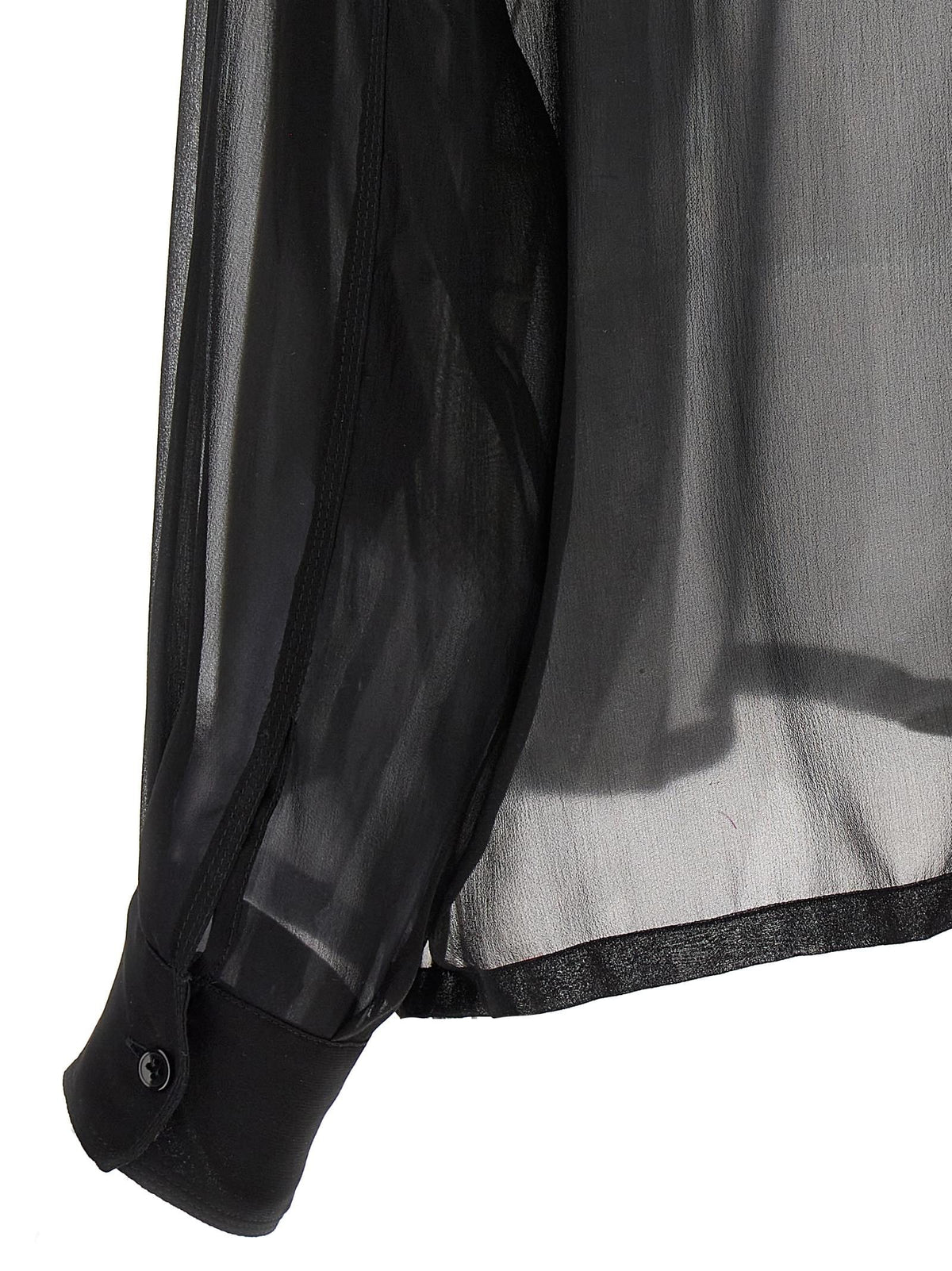 Saint Laurent Women Silk Muslin Shirt SAINT LAURENT
