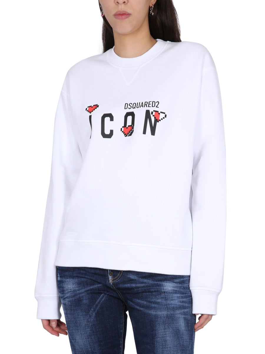Dsquared2 Women Icon Game Lover Sweatshirt DSQUARED2