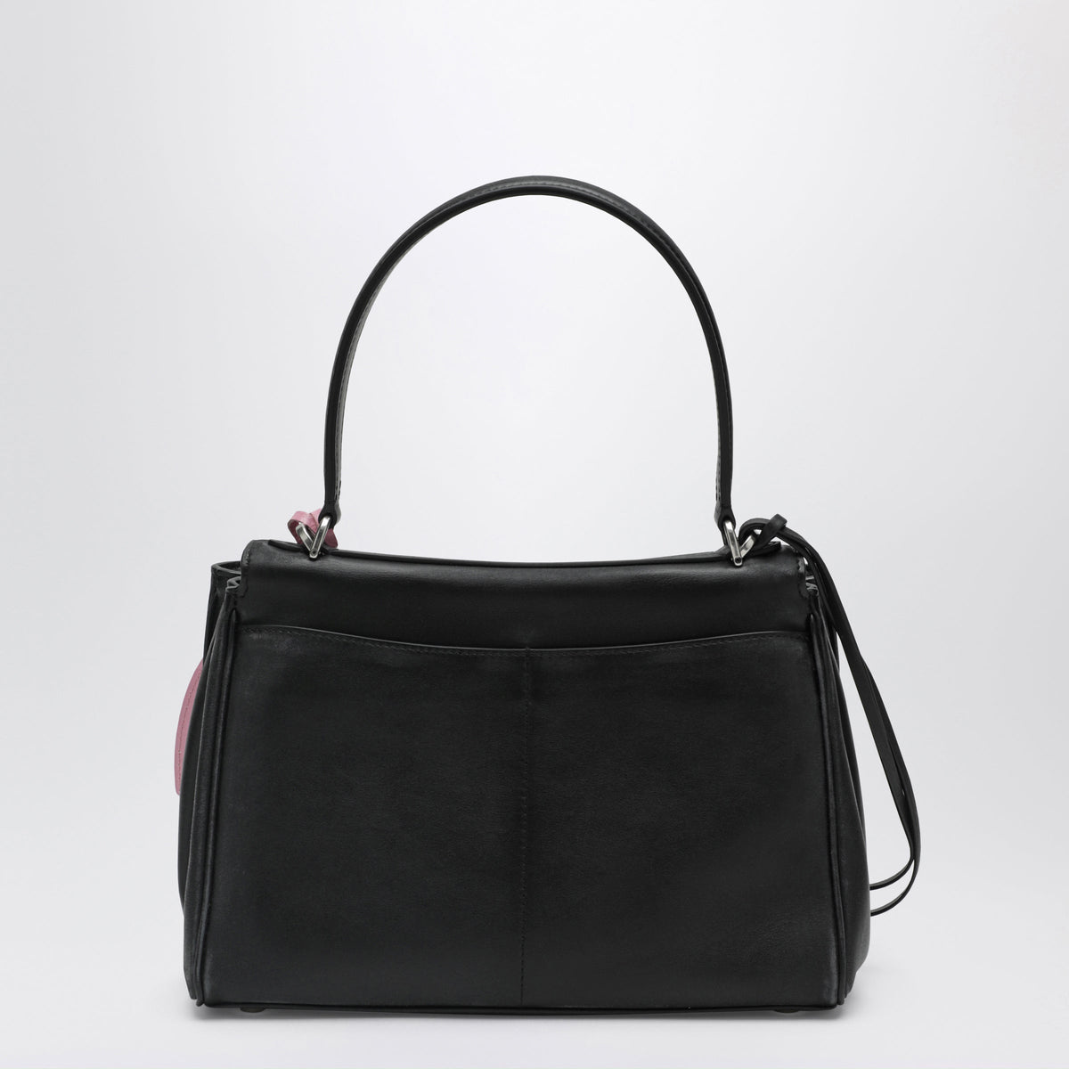 Balenciaga Small Black Rodeo Bag In Smooth Calf Leather With Charm Women BALENCIAGA