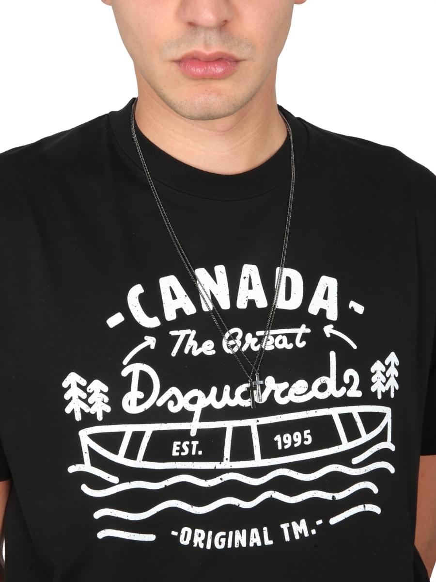 Dsquared Men Logo Print T-Shirt DSQUARED2