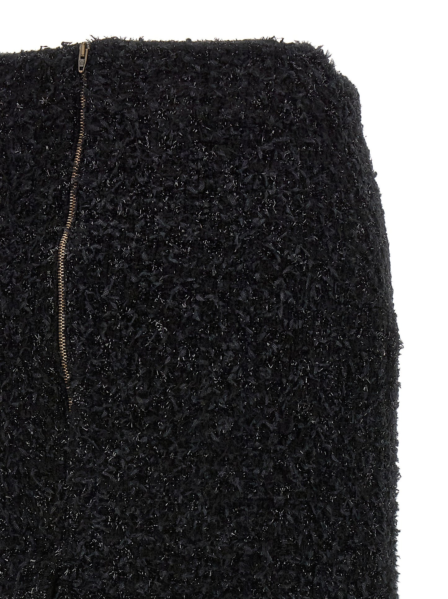 Balenciaga Women Tweed Midi Skirt BALENCIAGA