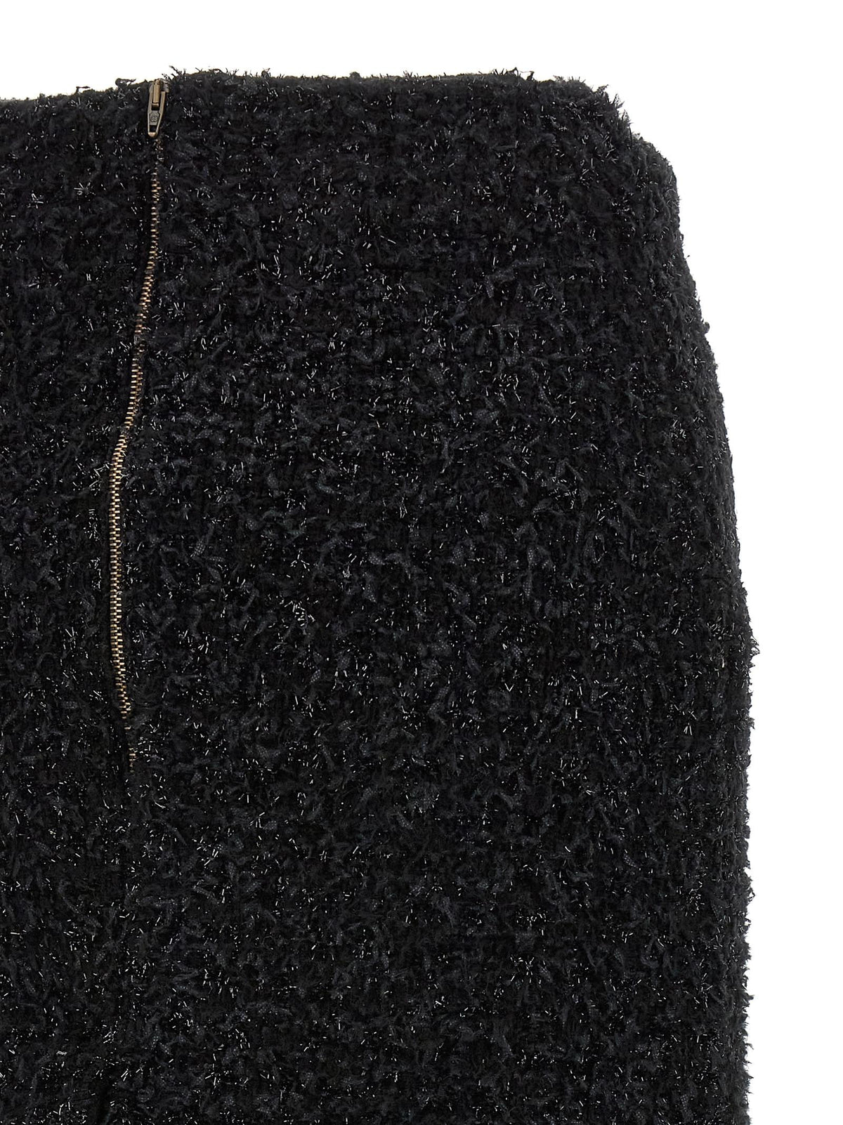Balenciaga Women Tweed Midi Skirt BALENCIAGA