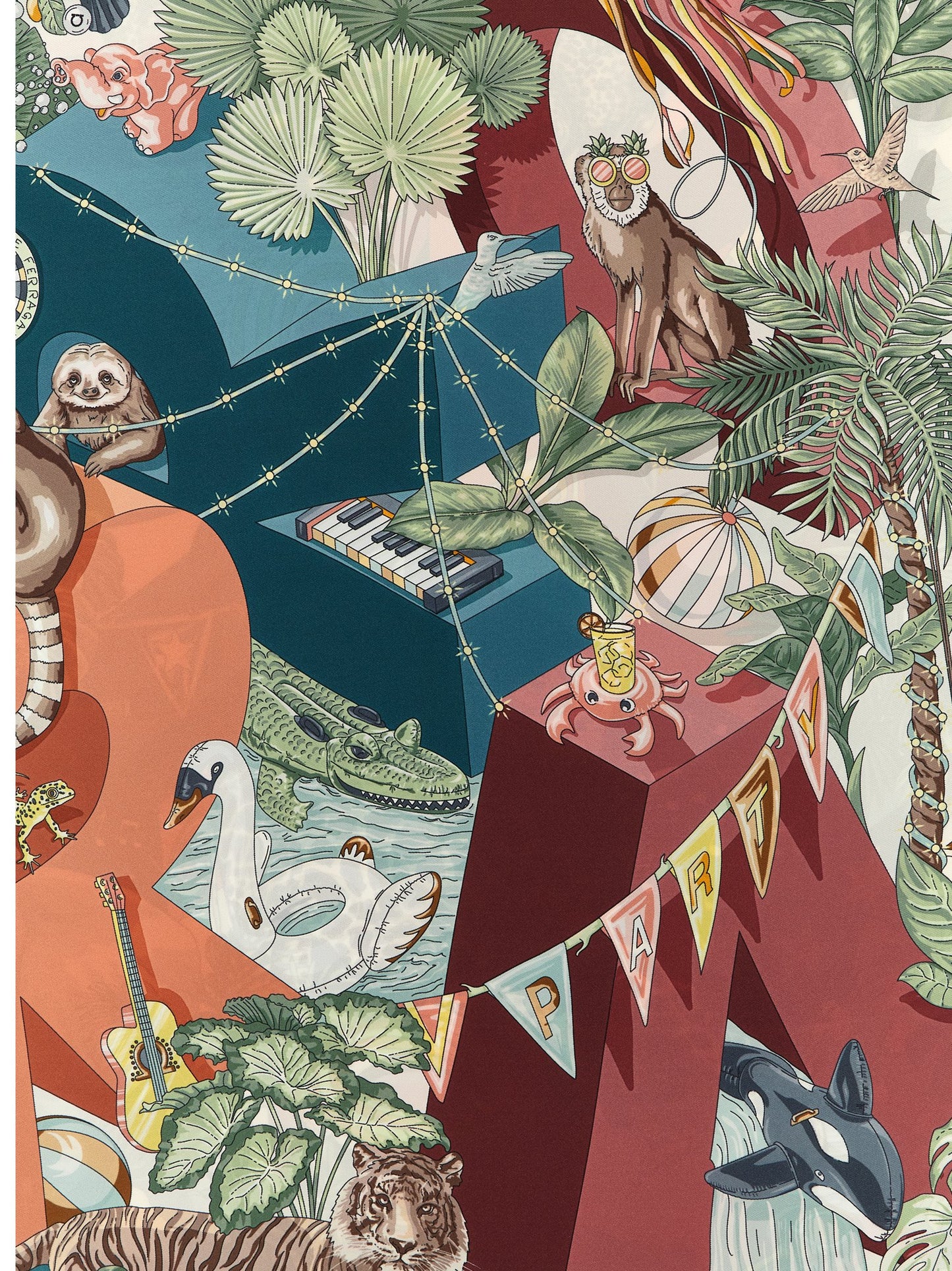 Ferragamo Women 'Jungle Party' Scarf FERRAGAMO