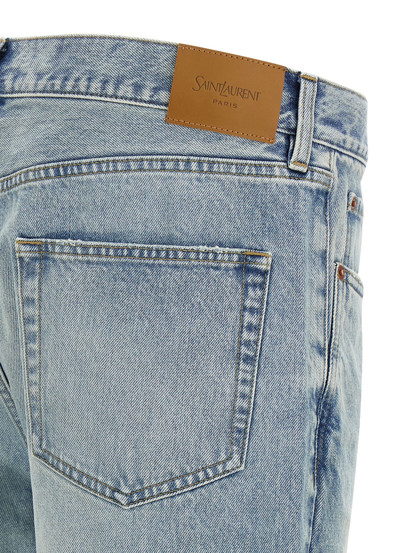 Saint Laurent Men Wide Leg Jeans SAINT LAURENT