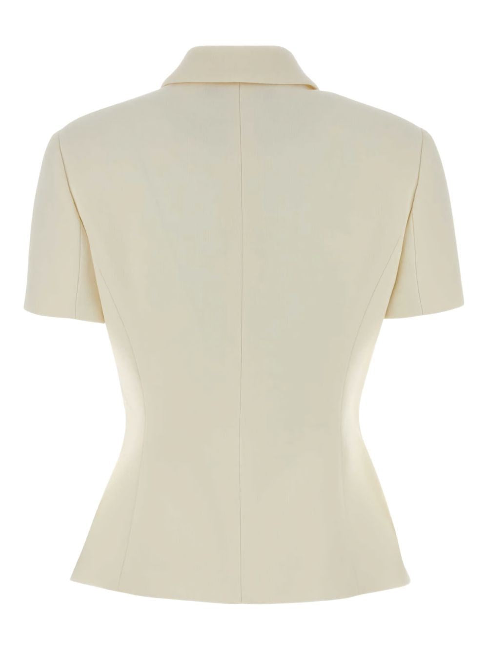 Versace Women Fitted Jacket In Double Wool Crêpe VERSACE