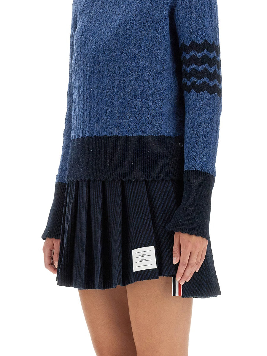 Thom Browne Women 4Bar Stripe Jersey THOM BROWNE