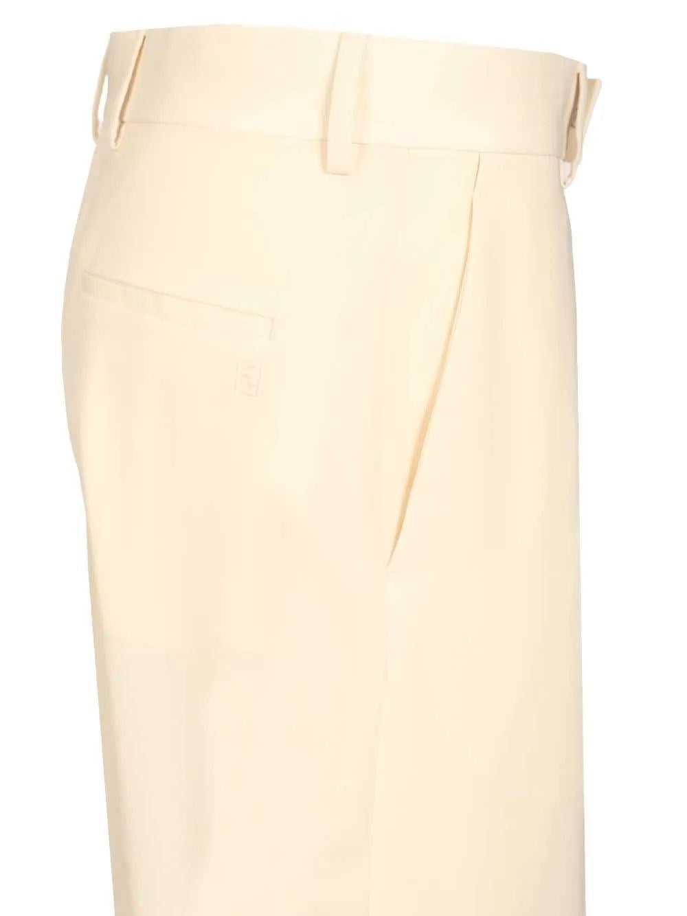 Fendi Men Adv - Look 77 - Straight Leg Gabardine Pants FENDI